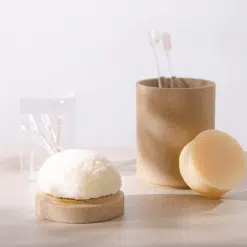 MAKANAI Simple and Silky Smooth Konnyaku Face Sponge натуральная очищающая губка для лица (Жемчуг)